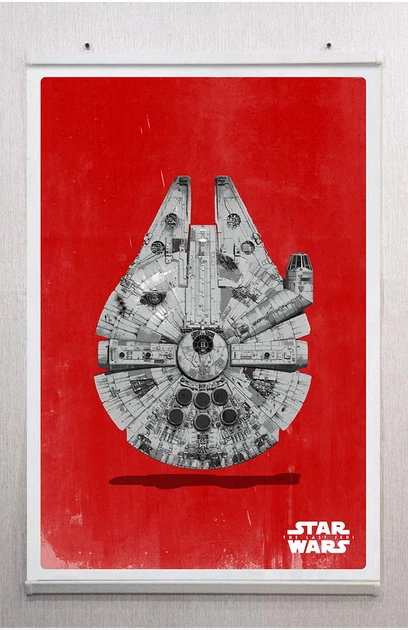 Постер BEGEMOT Звездные Войны Millennium Falcon Star Wars 40x61 см (1121149) - изображение 2