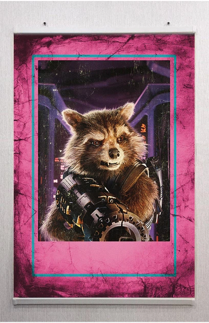 Постер BEGEMOT Вартові галактики Ракета Guardians of the Galaxy 40x61 см (1120943) - зображення 2