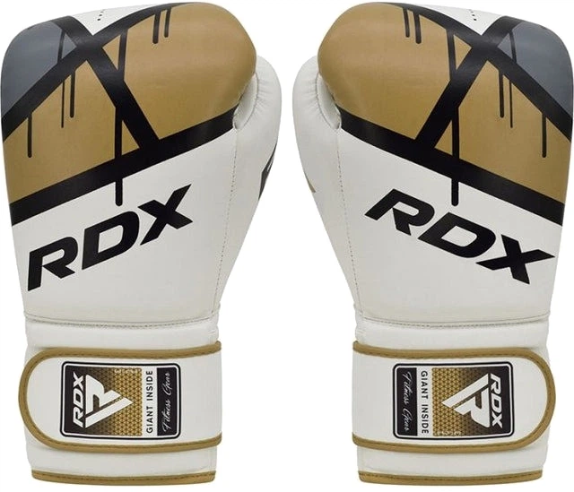 Боксерські рукавиці RDX F7 Ego 10 унцій + Капа Golden (BGR-F7GL-10oz) - зображення 2