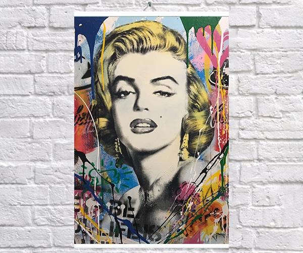 Постер-плакат BEGEMOT Стріт-Арт Мерилін Монро Marilyn Monroe 40x61 см (1121323) - Фото 1 Постер-плакат BEGEMOT Стріт-Арт Мерилін Монро Marilyn Monroe 40x61 см (1121323) - зображення 1