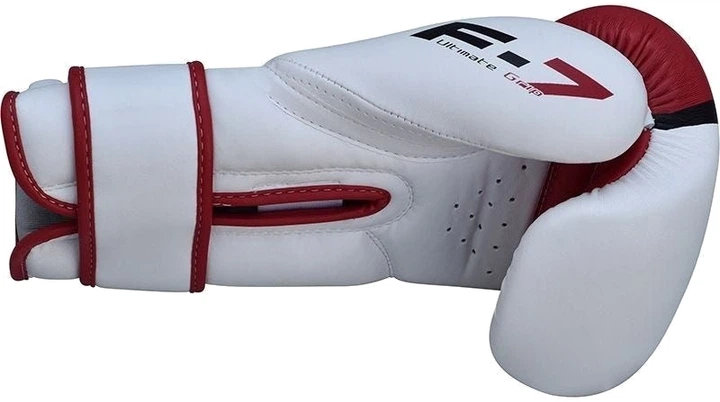 Боксерские перчатки RDX F7 Ego 16 унций + Капа Red (BGR-F7R-16oz) - изображение 8