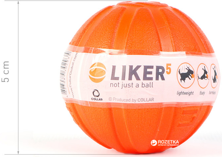 М'ячик для собак Liker 5 см (4823089302935) - зображення 3