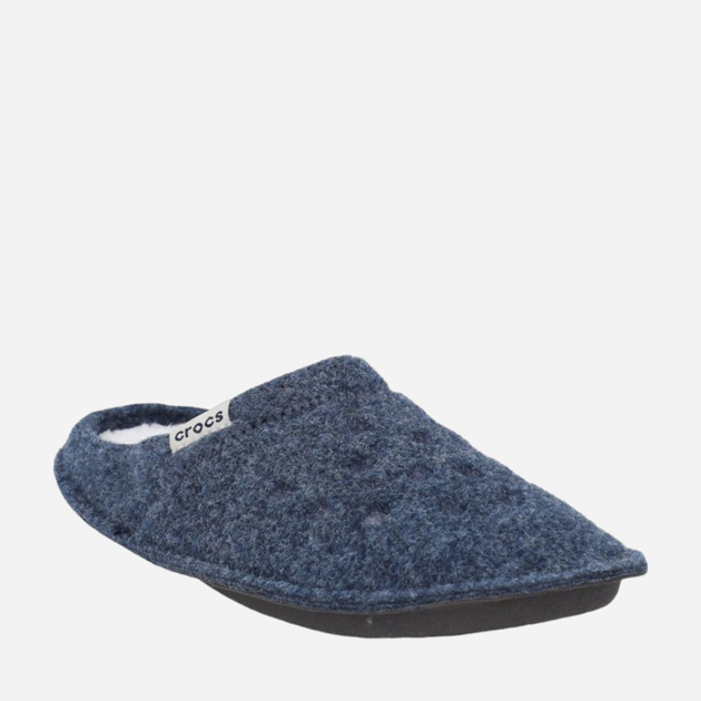 Kapcie domowe damskie ocieplane z zakrytymi palcami Crocs Classic Slipper 203600-NNOT 39-40 (M7/W9) 25 cm Ciemnogranatowe (887350817072) - obraz 2