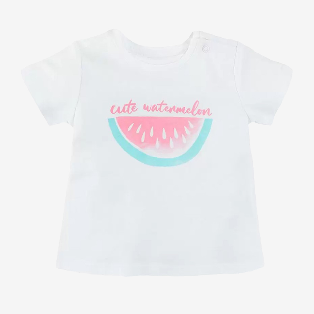 Дитяча футболка для дівчинки Cool Club CCG2403223 98 см Біла (5903977341617) - зображення 1