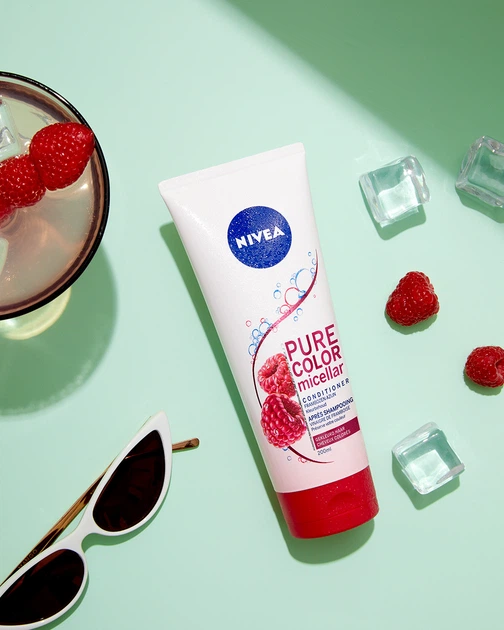 Бальзам NIVEA Pure Color Micellar 2 в 1 Міцелярний + Маска для фарбованого волосся 200 мл (5900017071411) - зображення 4