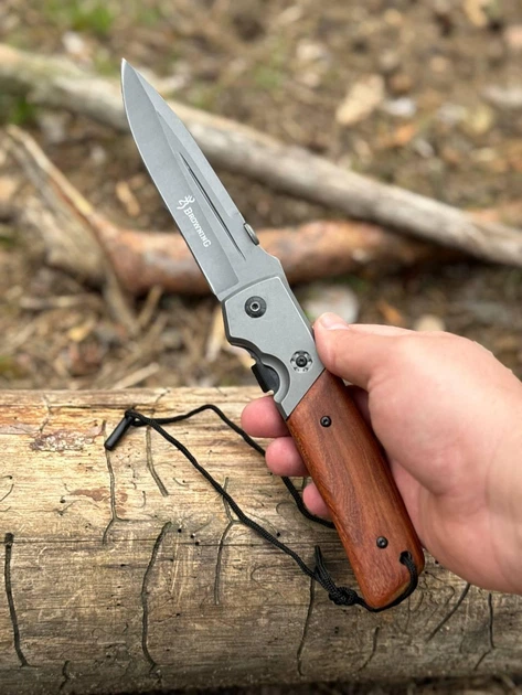 Охотничий нож Browning 391 дерево 27 см - Тактическое снаряжение