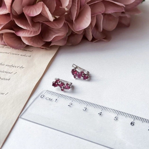 Срібна каблучка з натуральним рубіном 1.313ct (2157823) - зображення 7
