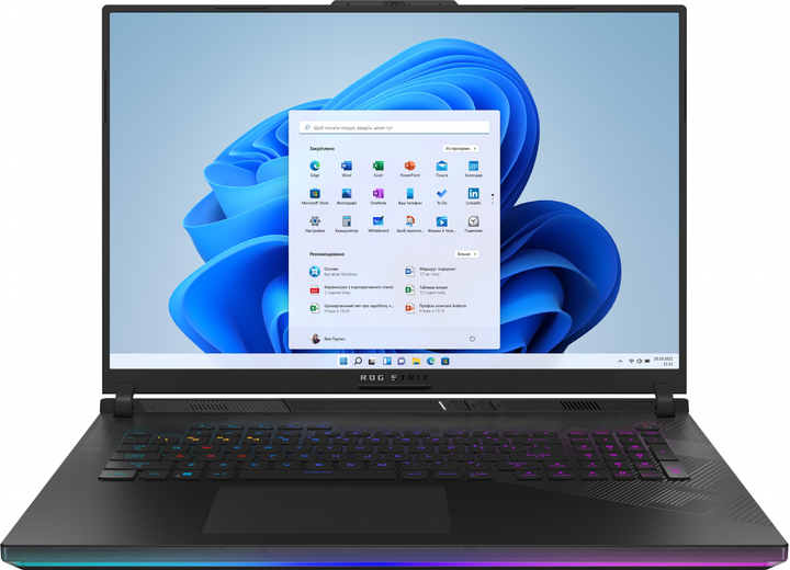 Ноутбук Asus ROG Strix Scar 18 G834JYR-R6052W (90NR0IP2-M003X0) Black - зображення 3