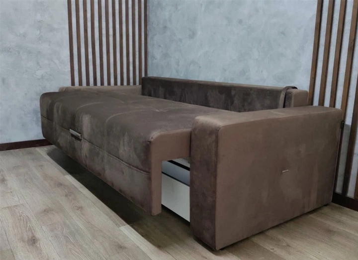 Диван раскладной Smart Isola 2350х1050 мм еврокнижка Emilia 15 мокко (449103-15) - изображение 4