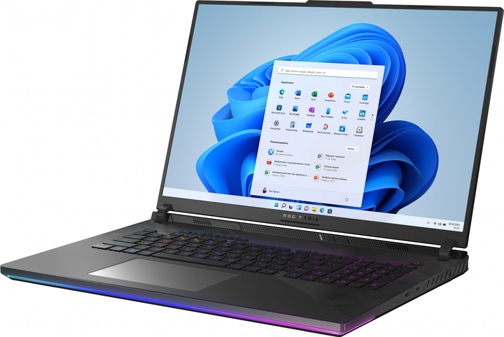 Ноутбук Asus ROG Strix Scar 18 G834JYR-R6052W (90NR0IP2-M003X0) Black - зображення 4