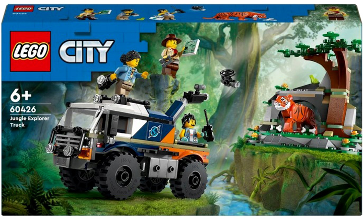 Zestaw klocków LEGO City Terenówka badacza dżungli 314 elementów (60426) - obraz 1