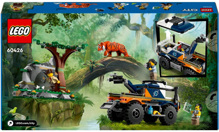 Zestaw klocków LEGO City Terenówka badacza dżungli 314 elementów (60426) - obraz 2