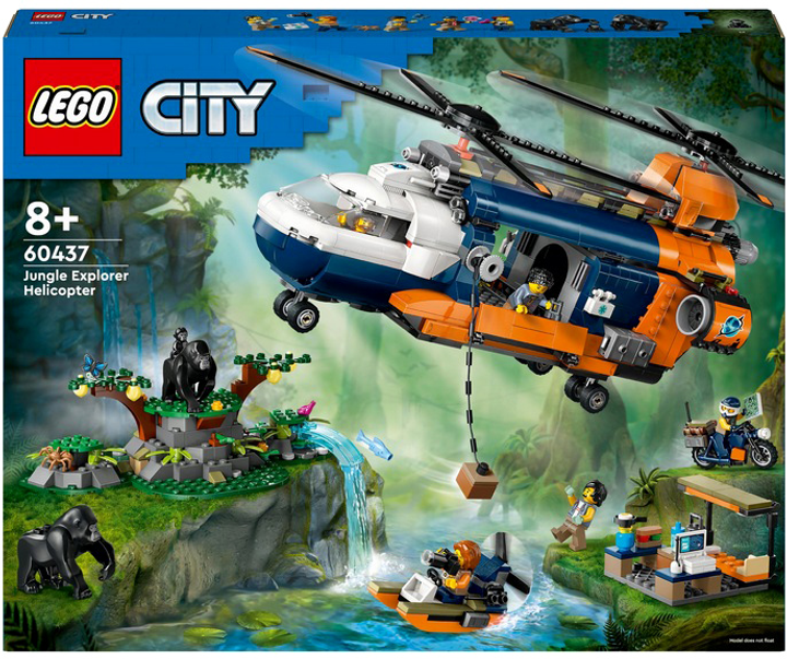 Конструктор LEGO City Вертолет в базовом лагере для
