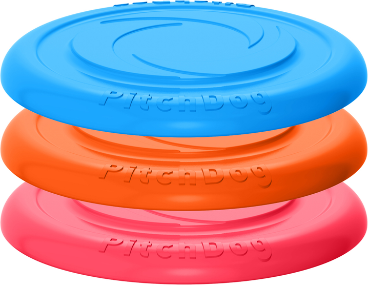 Zabawka dla psów PitchDog dysk do aportowania 24 cm Pomarańczowa (4823089308562) - obraz 4