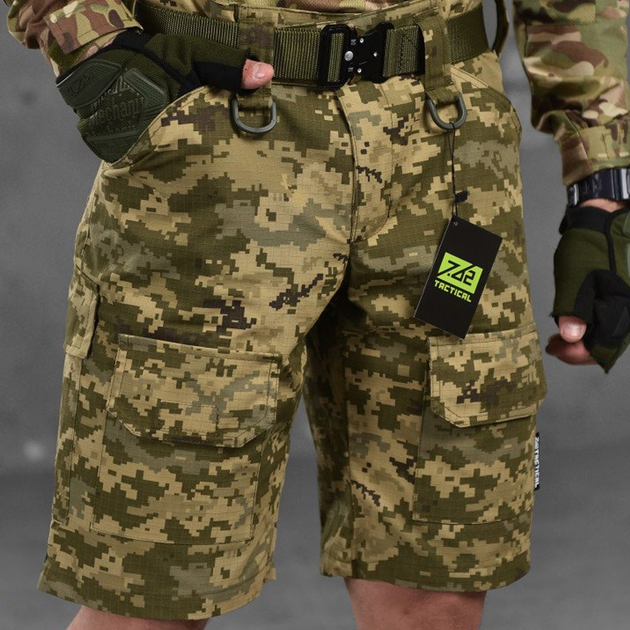 Чоловічі шорти Armor ріп-стоп з D-кільцями на поясі піксель розмір 2XL - зображення 1