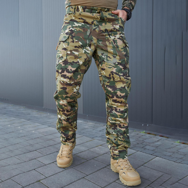 Чоловічі штани ріп-стоп із D-кільцями мультикам розмір L - зображення 1