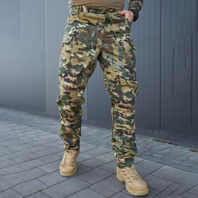 Мужские штаны рип-стоп с D-кольцами мультикам размер 3XL - изображение 1