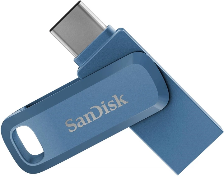 Флешка USB Type-C 64Gb SanDisk Ultra Drive Go Navy Blue (SDDDC3-064G-G46NB) - Фото 2 Флешка USB Type-C 64Gb SanDisk Ultra Drive Go Navy Blue (SDDDC3-064G-G46NB) - зображення 2