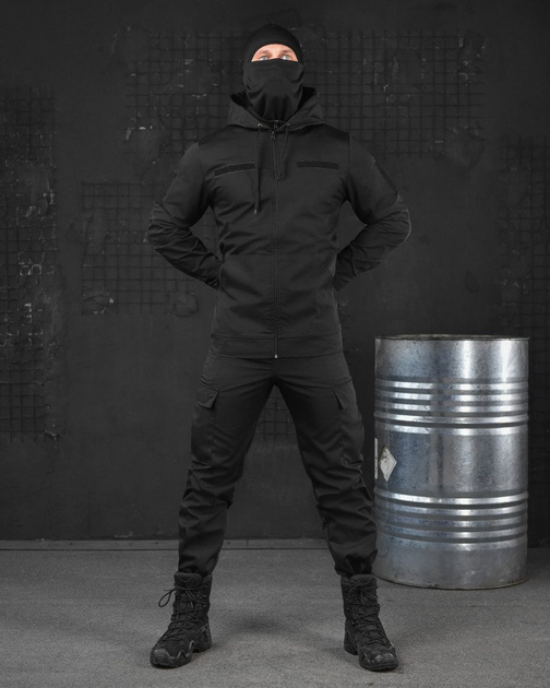Тактичний костюм poseidon в black 0 XL - зображення 2