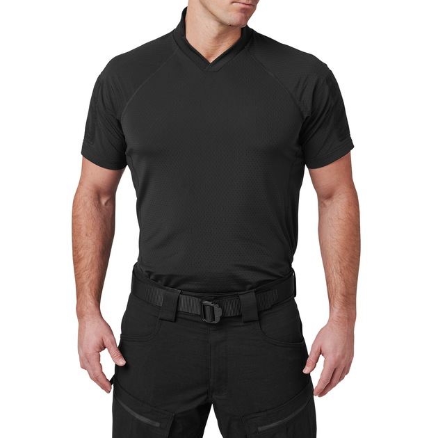 Футболка тактическая потоотводящая 5.11 Tactical® V.XI™ Sigurd S/S Shirt S Black - изображение 1