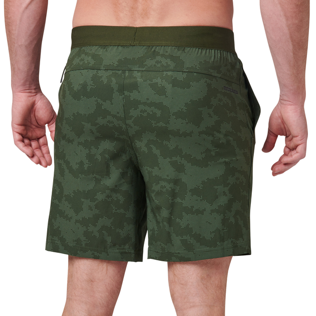 Шорты тренировочные 5.11 Tactical® PT-R Havoc Shorts XL Kombu Green Atmos Dot Camo - изображение 2