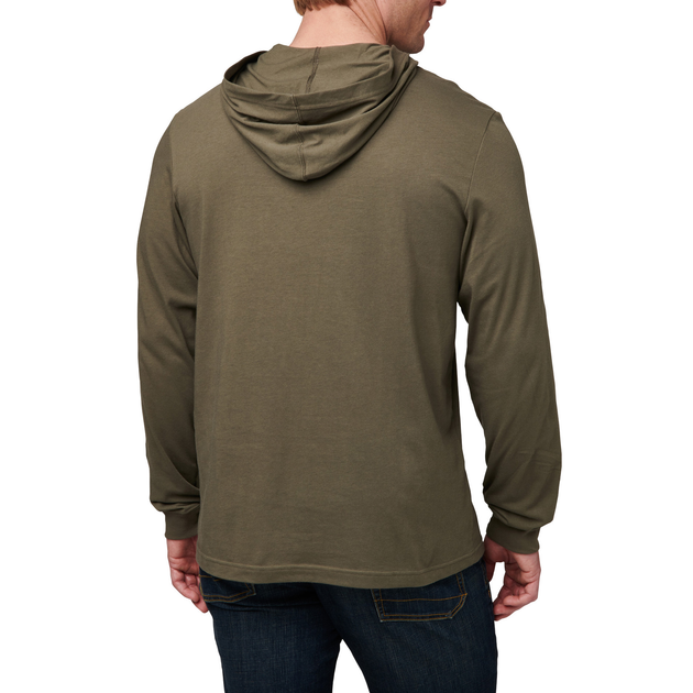 Реглан з капюшоном 5.11 Tactical® 5.11 Hooded Long Sleeve 2XL RANGER GREEN - зображення 2