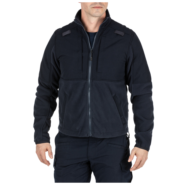 Куртка тактична флісова 5.11 Tactical Fleece 2.0 3XL Dark Navy - зображення 2