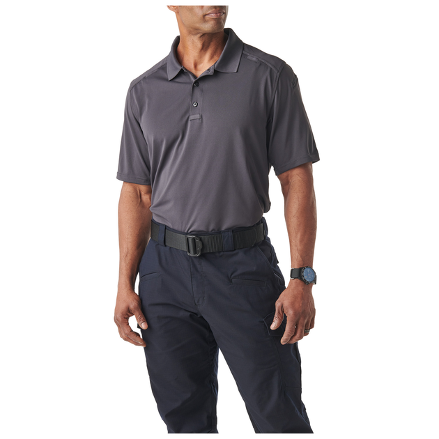 Футболка поло 5.11 Tactical Helios Short Sleeve Polo 2XL Charcoal - изображение 2