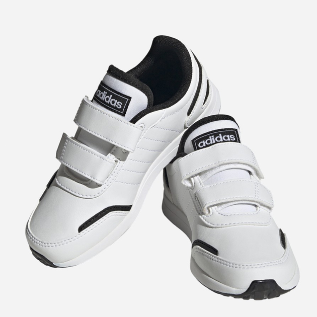 Дитячі кросівки для хлопчика Adidas VS Switch 3 CF C ID4856 28.5 Білі/Чорні (4066755796984) - зображення 2