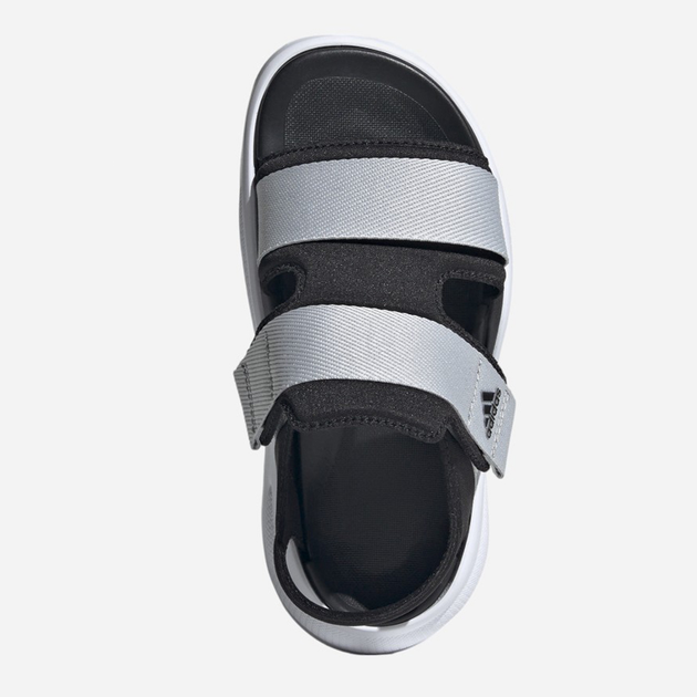 Sandały dziecięce dla dziewczynki sportowe adidas Mehana Sandal Kids ID7910 28 Biały/Czarny (4066765025920) - obraz 4