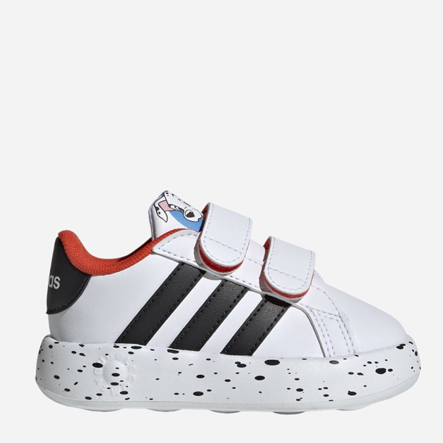 Дитячі кеди для дівчинки adidas Grand Court 2.0 101 CF I ID8013 23 Білий/Чорний (4066765023865) - зображення 1