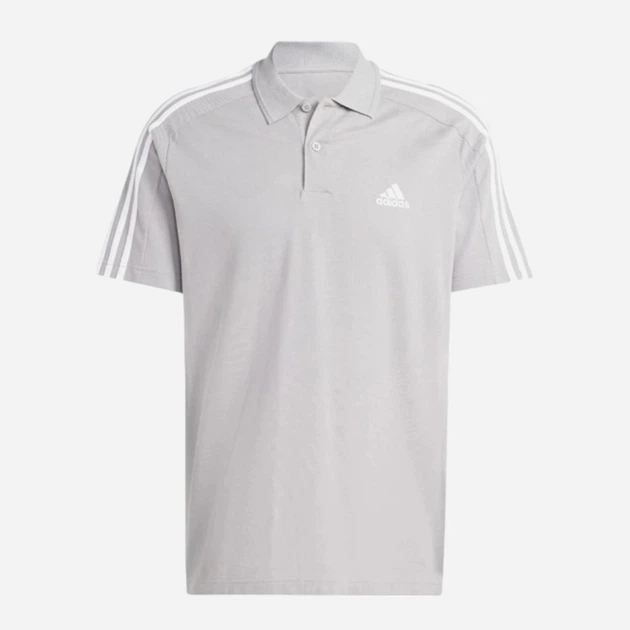 Koszulka polo męska adidas M 3S PQ PS IJ6251 S Szare (4066753872918) - obraz 5
