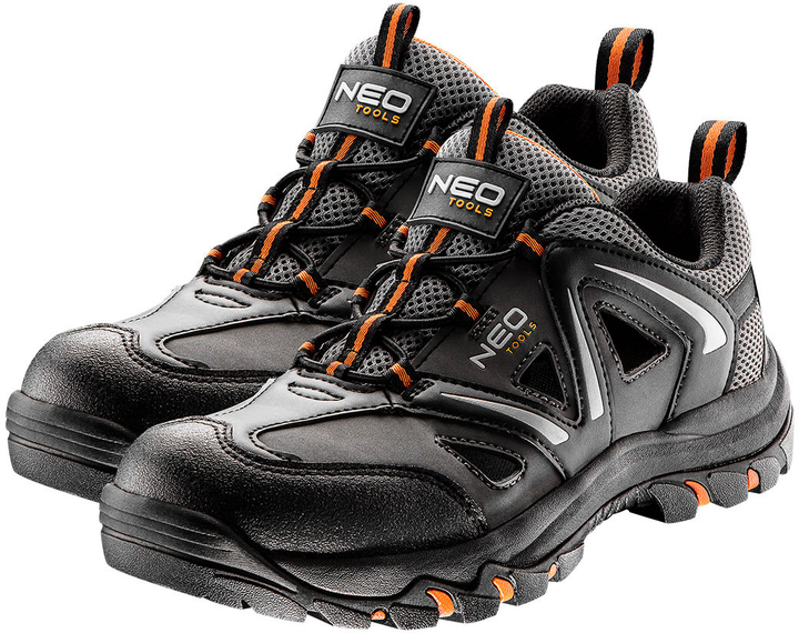 Кросівки робочі NEO Tools 82-725 дихаючі 44 Чорні (5907558430301) - зображення 1