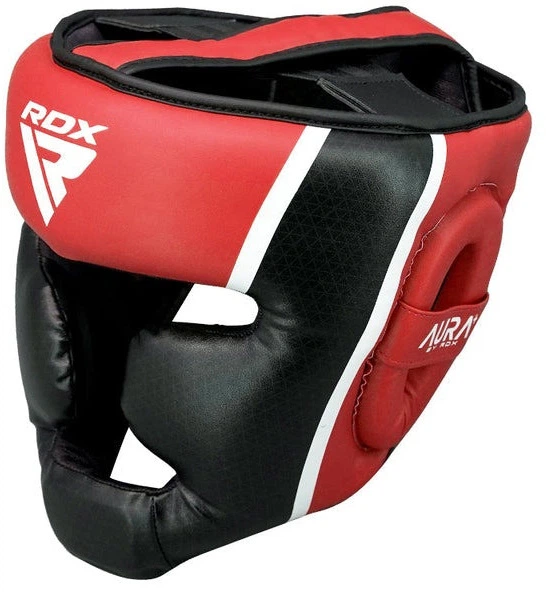 Боксерский шлем RDX AURA PLUS T-17 XL Red/Black (HGR-T17RB-XL+) - изображение 5