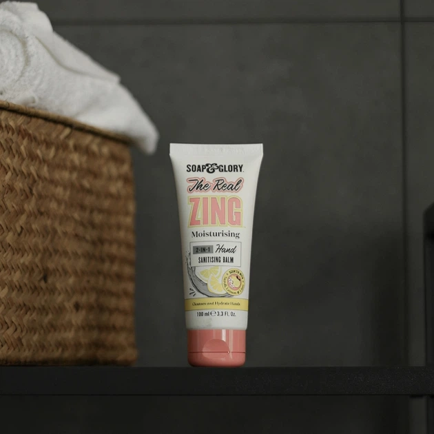 Дезинфікуючий бальзам для рук Soap and Glory The Real Zing Hand