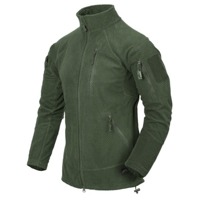 Кофта флисовая Helikon-Tex Alpha Tactical Jacket Olive S - изображение 1