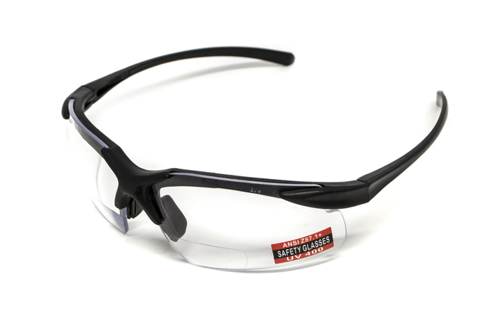 Біфокальні захисні окуляри Global Vision Apex Bifocal +2.0 (clear) прозорі - зображення 1