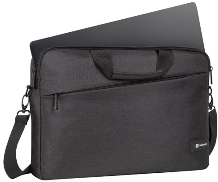 Torba na laptopa Natec Beira 15.6" Black (NTO-2056) - obraz 5