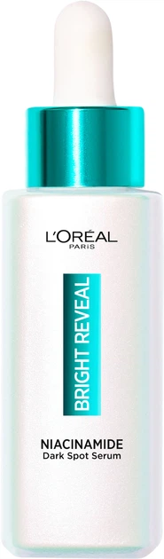 Сироватка для шкіри обличчя L`Oreal Paris Bright Reveal проти Пігментних плям із Ніацинамідом 30 мл (3600524119829) - Фото 4 Сироватка для шкіри обличчя L`Oreal Paris Bright Reveal проти Пігментних плям із Ніацинамідом 30 мл (3600524119829) - зображення 4