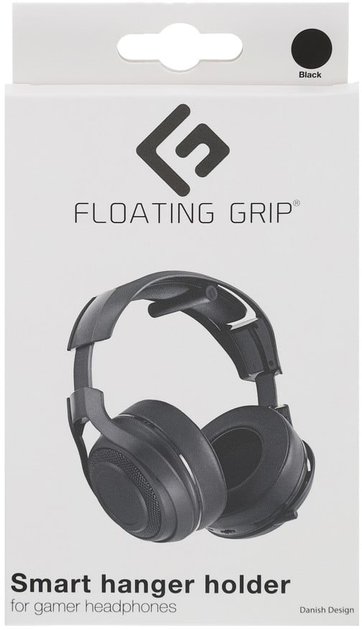 Вішалка для навушників Floating Grip Black (5713474081004) - зображення 1