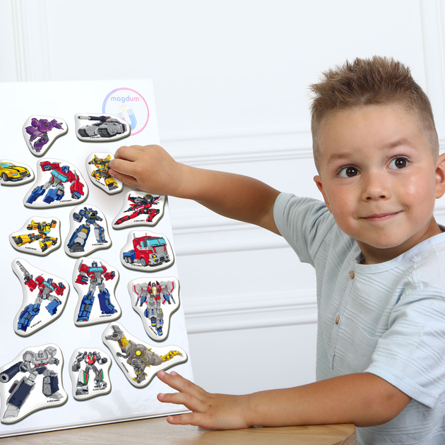 Zestaw magnesów Magdum Transformers Czas bohaterów ME5031-41 20 elementów (4820215154543) - obraz 5
