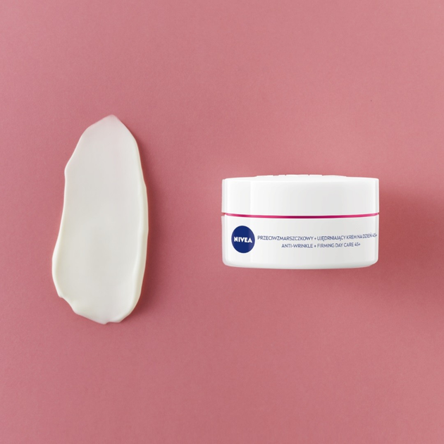 Krem do twarzy na dzień Nivea Przeciwzmarszczkowy + Ujędrniający 45+ 50 ml (5900017091136) - obraz 5