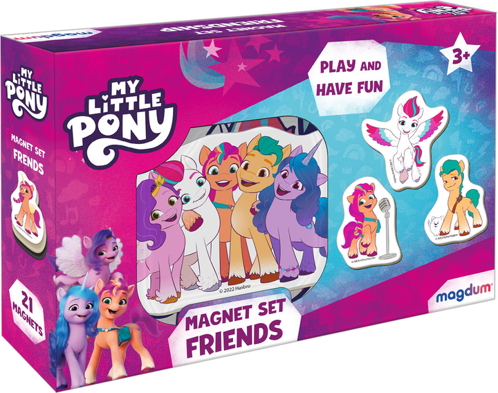 Zestaw magnesów Magdum My Little Pony Przyjaciele ME5031-22 21 elementów (4820215154512) - obraz 1