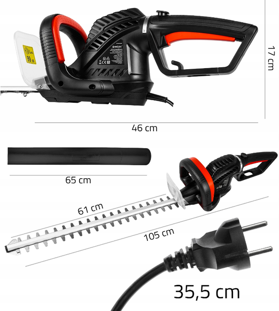Кусторез электрический Maltec 61см - изображение 4