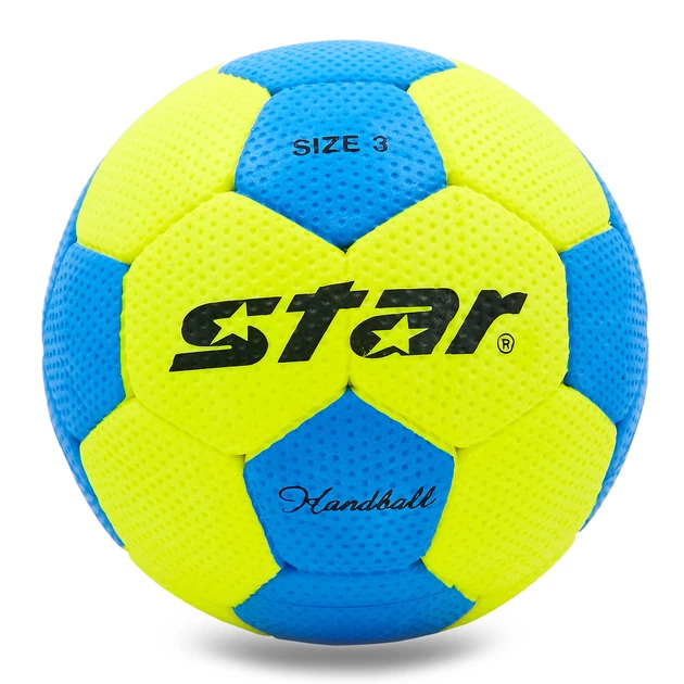 М'яч для гандболу STAR Outdoor JMC03002 PU блакитний-жовтий, размер №3 - Фото 1 М'яч для гандболу STAR Outdoor JMC03002 PU блакитний-жовтий, размер №3 - изображение 1