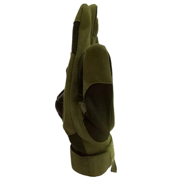 Перчатки с защитой (р. XXL), олива - изображение 2