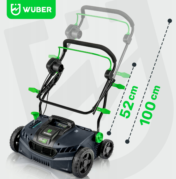 Аэратор, скарификатор Wuber 36см 1600Вт (Польша) - Фото 7 Аэратор, скарификатор Wuber 36см 1600Вт (Польша) - изображение 7