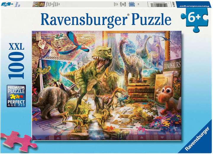 Пазл Ravensburger Dino Toys Come To Life 100 елементів (4005555008637) - зображення 1