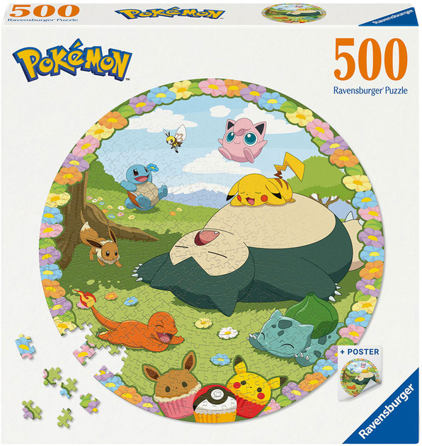 Пазл Ravensburger Blooming Pokemon 500 елементів (4005555011316) - зображення 1