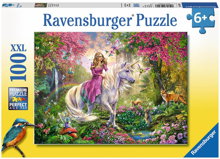 Пазл Ravensburger Unicorns XXL Jigsaw 100 елементів (4005556106417) - зображення 1